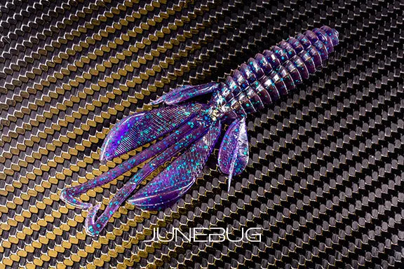 Reaction Innovations Kinky Beaver - Junebug 7pk - Lucky Lure Tackle