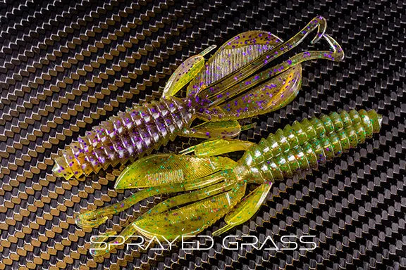 Reaction Innovations Kinky Beaver - Sprayed Grass 7pk - Lucky Lure Tackle