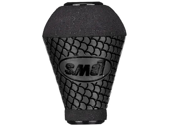 Oversize Round Black Winn Knob