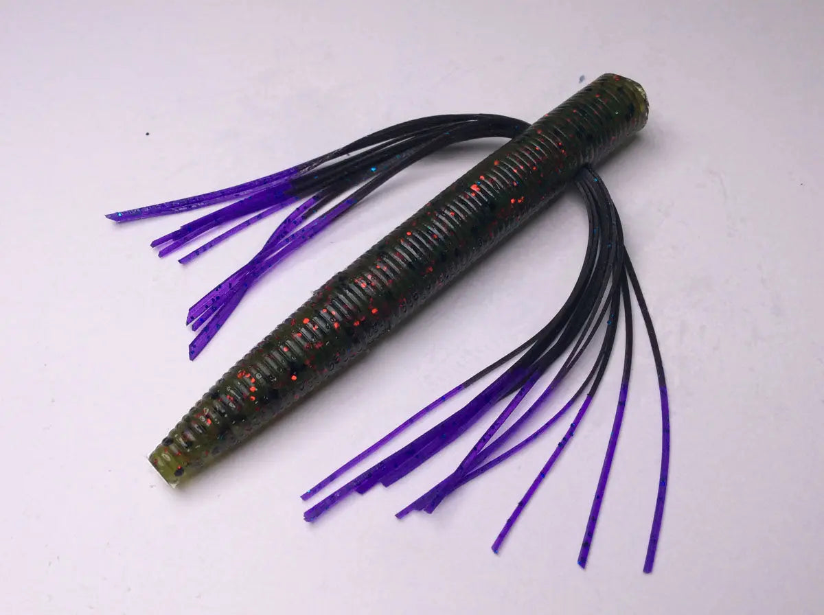 Tightlines UV NEDBAIT 3.5" - Watermelon Red w/ Purple Tip 5pk - Lucky Lure Tackle