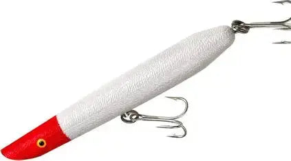 Cotton Cordell Pencil Popper 4.5" - Pearl Red Head - Lucky Lure Tackle