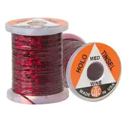 Wapsi UTC Holo Tinsel Medium - Wine - Lucky Lure Tackle