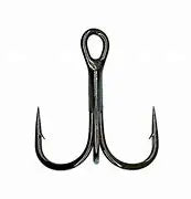 Hayabusa Premium Treble Hook #8, NRB Coat - 6pc - Lucky Lure Tackle
