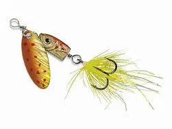 Blue Fox Flash Spinner 1/8oz - Black Chartruese - Lucky Lure Tackle