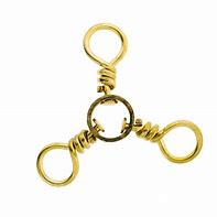 Eagle Claw 3-Way Swivel 2/0 - Brass 12pk
