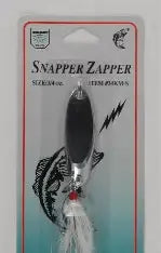 Snapper Zapper Spoon 1/8oz - Silver - Lucky Lure Tackle