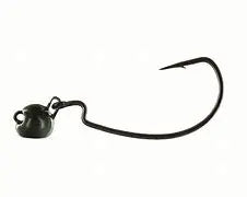 Big Bite Baits Swing Head Reg Wire - Black 3/0 1/2oz 4pk - Lucky Lure Tackle
