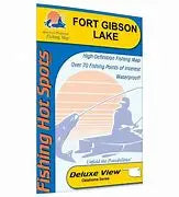 Fort Gibson Lake Map - Lucky Lure Tackle