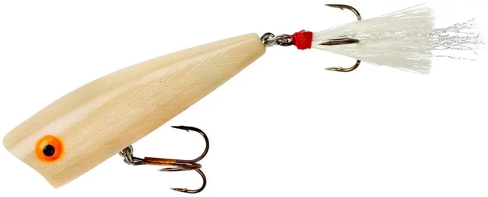 Rebel Magnum Pop-R 3 inch - 1/2 oz - Bone - Lucky Lure Tackle