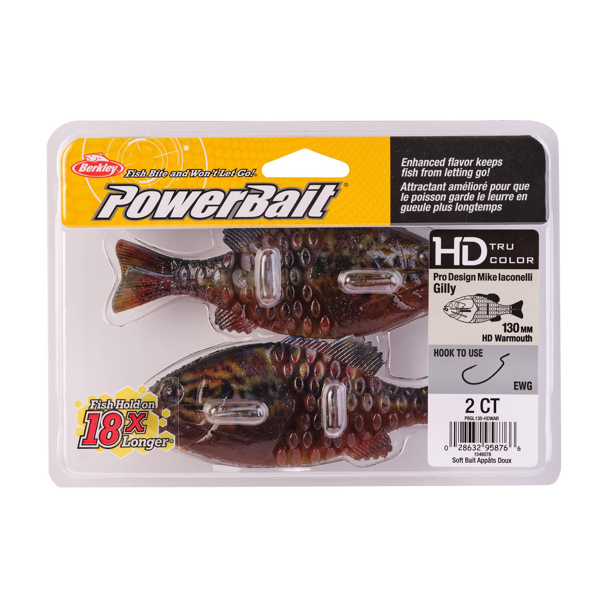 Berkley PowerBait Gilly 130mm HD Warmouth (2 pk) – Lucky Lure Tackle