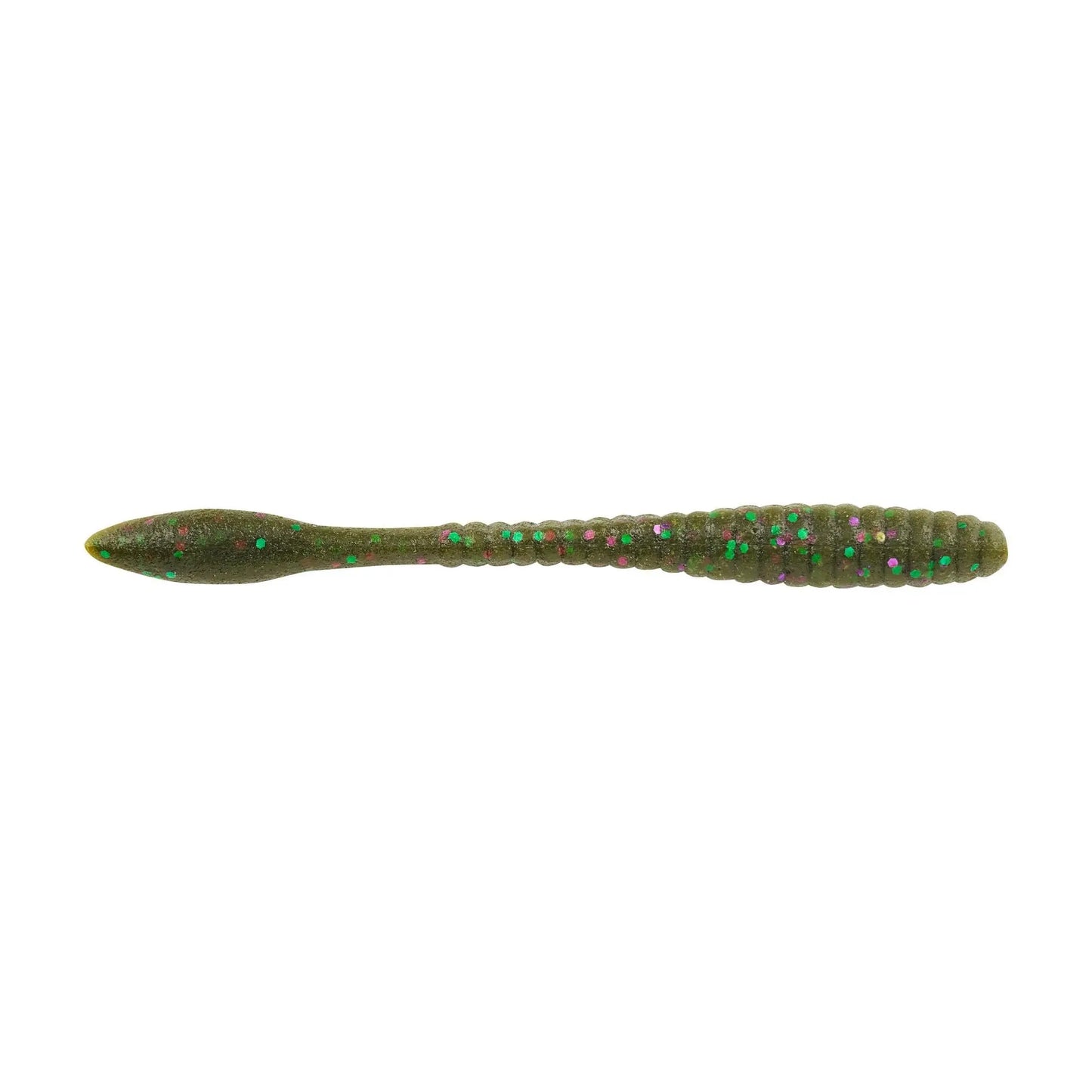 Berkley PB MaxScent FlatWorm 3.6'' - Green Pumpkin Party 10pk Berkley