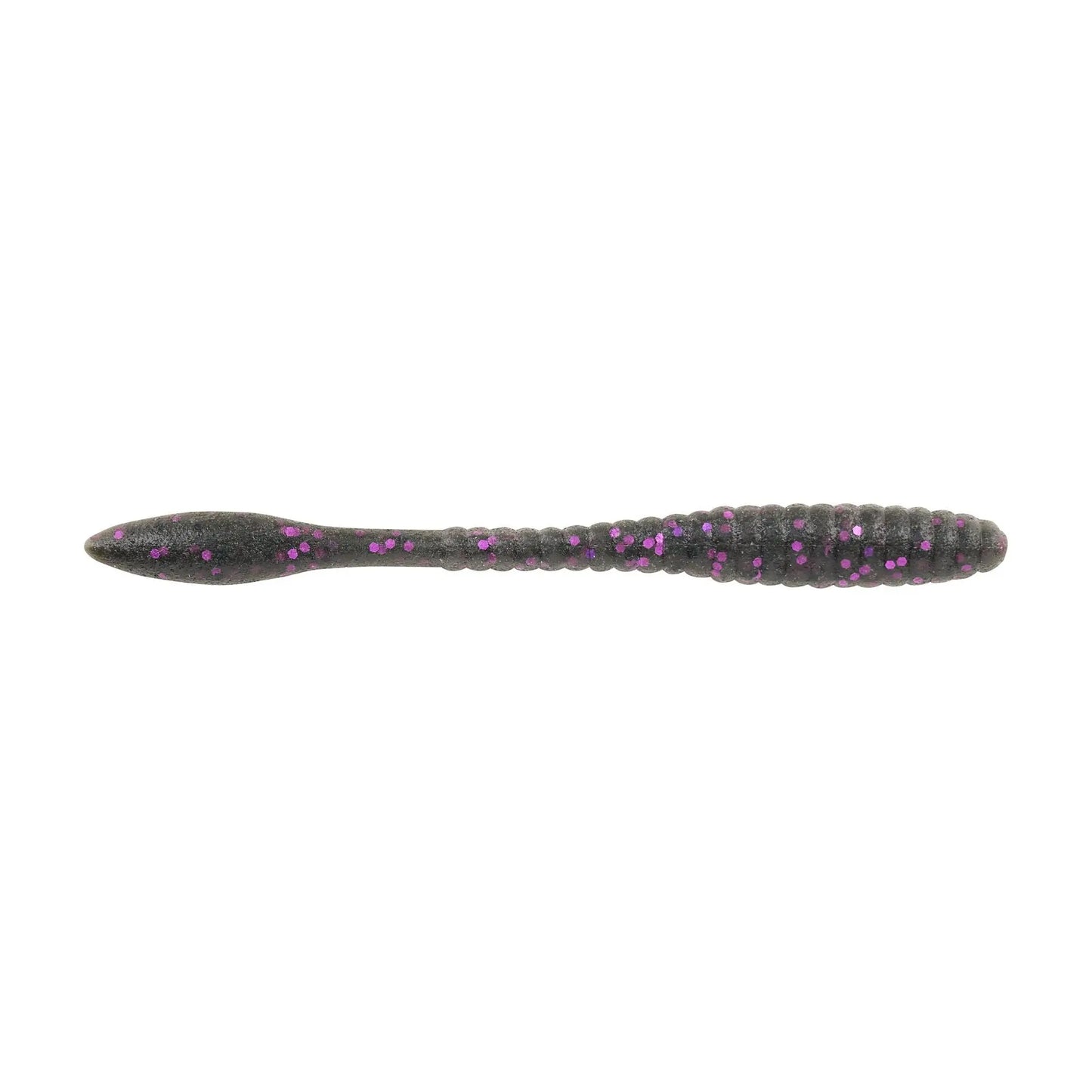 Berkley PB MaxScent FlatWorm 3.6'' - Smoke Black Purple 10pk Berkley