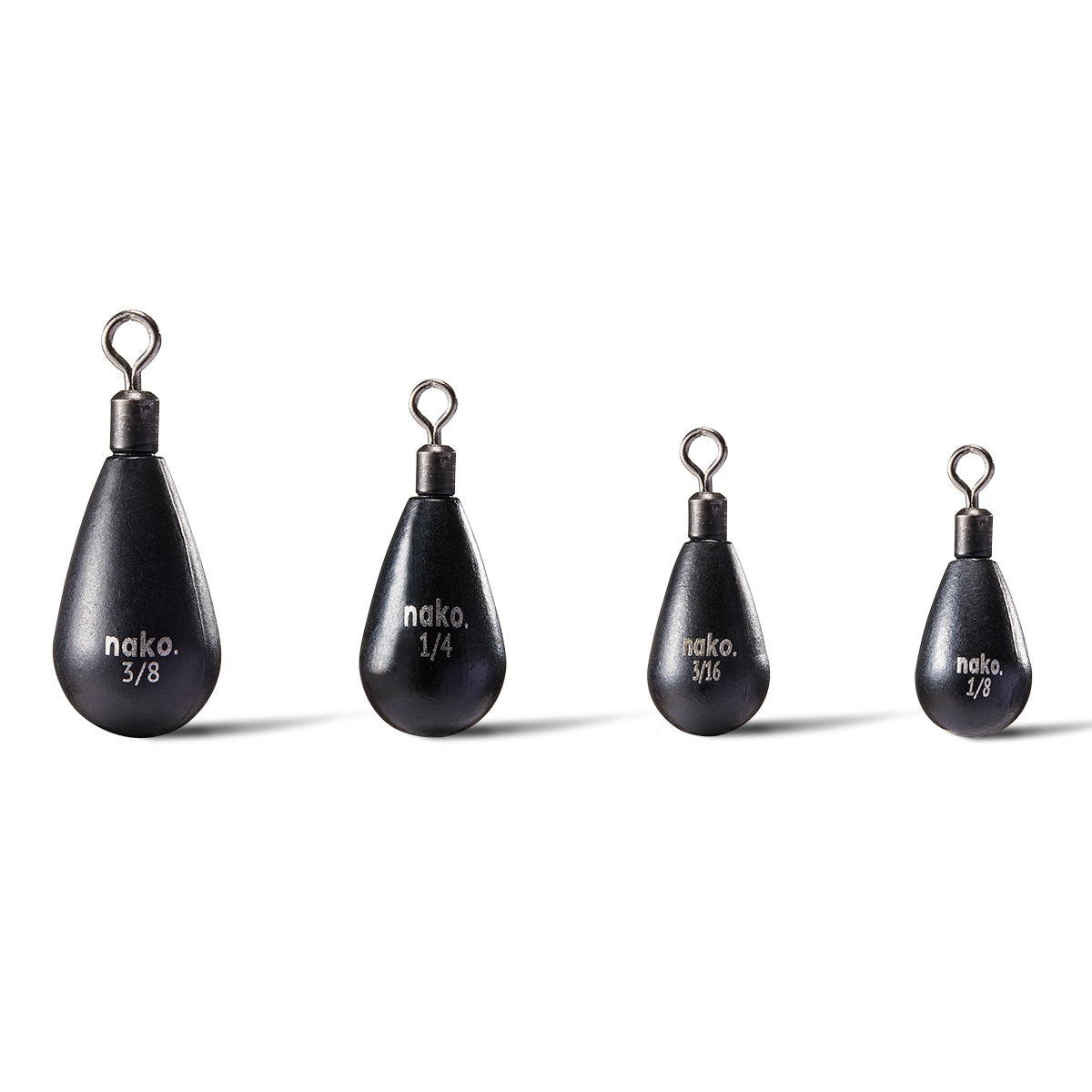 Nako 3/16oz Tungsten Free Rig/Dropshot Weights - 10 Pack