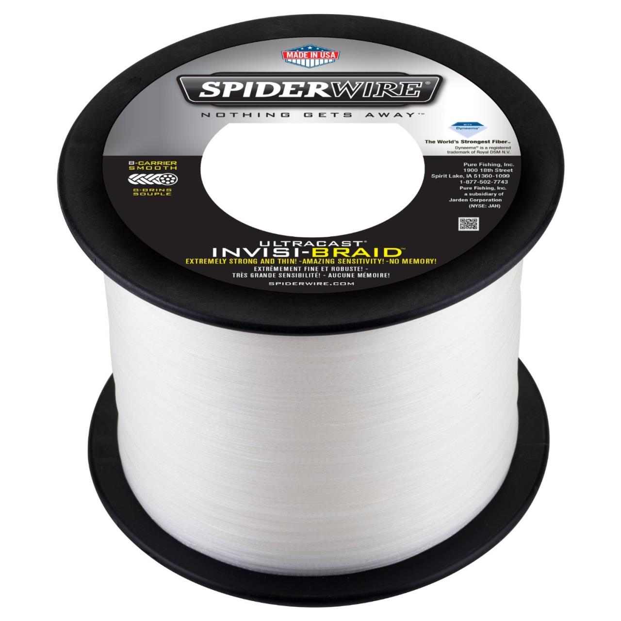 Spiderwire 30lb Braid - White 1500 YD