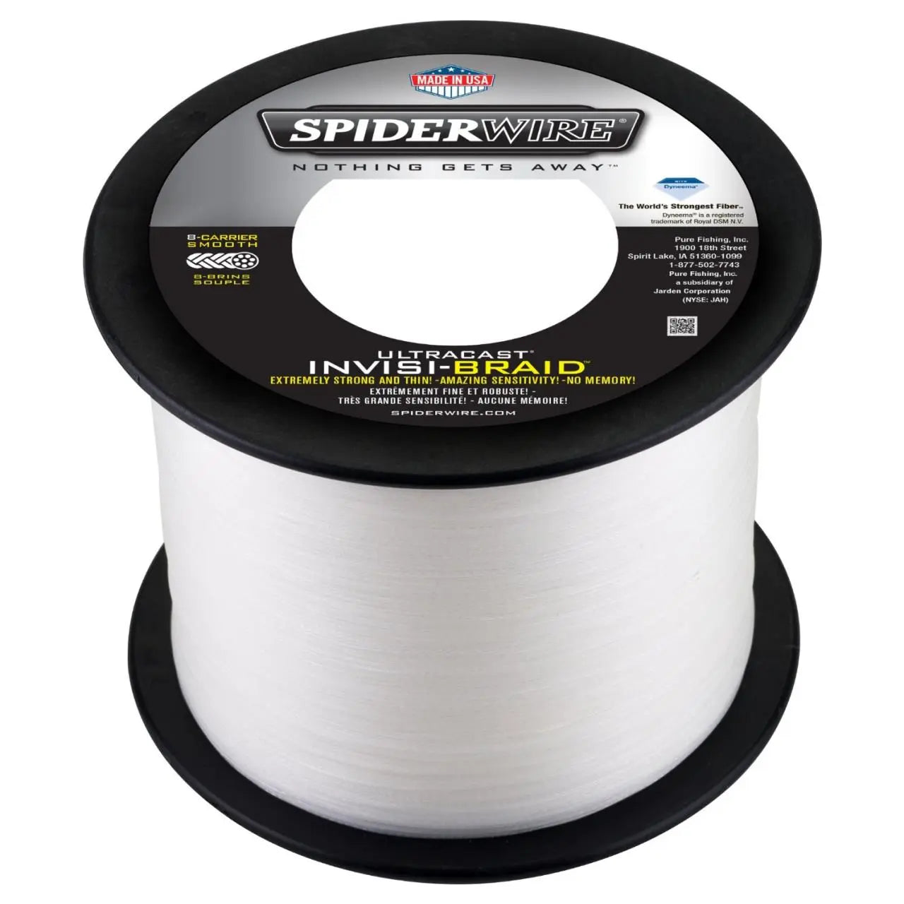 Spiderwire 30lb Braid - White 1500 YD Spiderwire