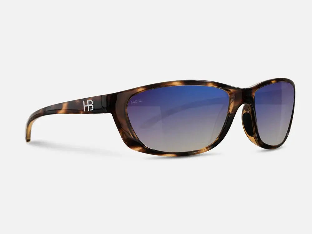 PBO Sunglasses - Electronic Chili Lense - Recurve Tort Gloss Frame - Lucky Lure Tackle