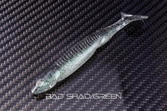 Reaction Innovations Skinny Dipper - Bad Shad/ Green 7pk - Lucky Lure Tackle