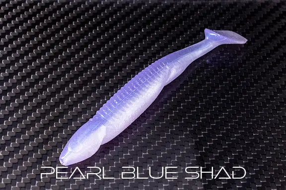 Reaction Innovations Skinny Dipper - Pearl Blue Shad 7pk - Lucky Lure Tackle