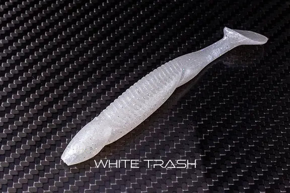 Reaction Innovations Skinny Dipper - White Trash 7pk - Lucky Lure Tackle