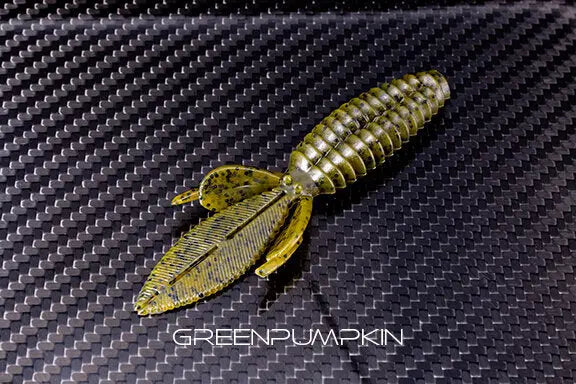 Reaction Innovations Sweet Beaver 4.20 - Green Pumpkin 8pk - Lucky Lure Tackle