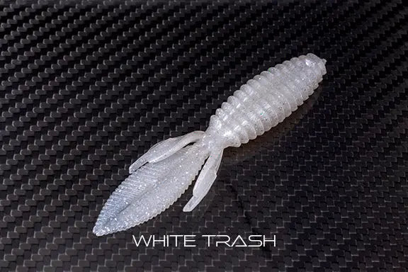 Reaction Innovations Sweet Beaver 4.20 - White Trash 8pk - Lucky Lure Tackle