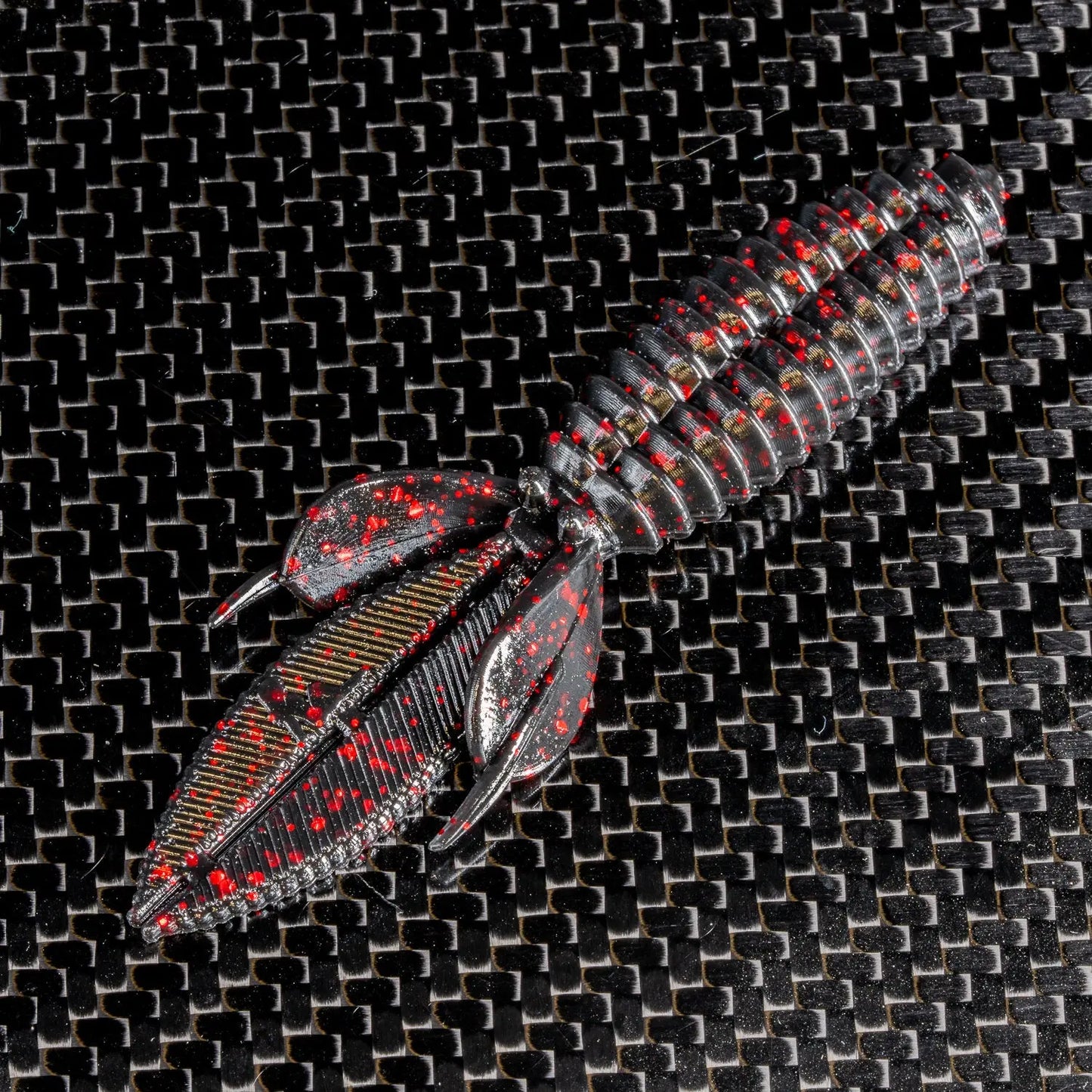 Reaction Innovations Smallie Beaver 3.5 - Black/Red 10pk - Lucky Lure Tackle