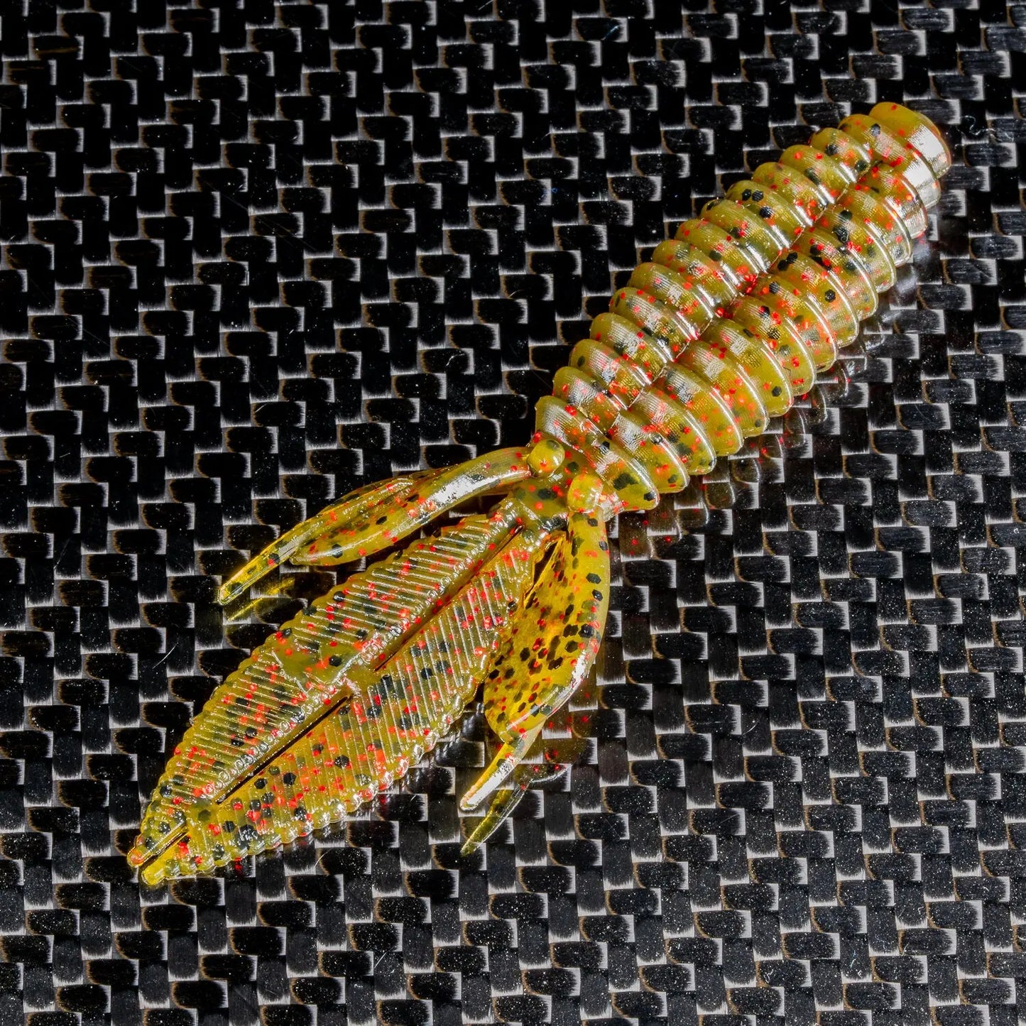 Reaction Innovations Smallie Beaver 3.5 - Green Pumpkin Red 10pk - Lucky Lure Tackle