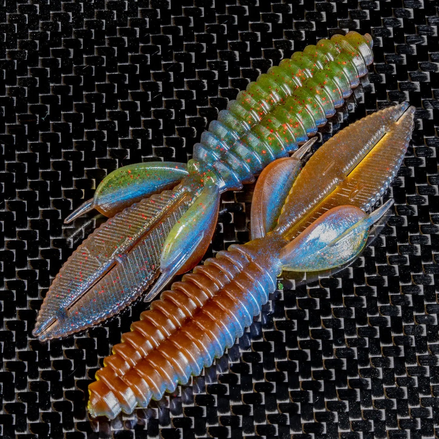 Reaction Innovations Smallie Beaver 3.5 - Magic Craw Red 10pk - Lucky Lure Tackle