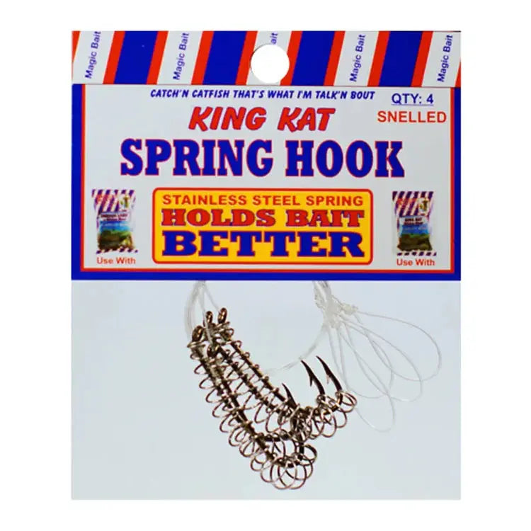 Magic Bait King Kat Spring Hook Bait Holder 4pk Magic Bait