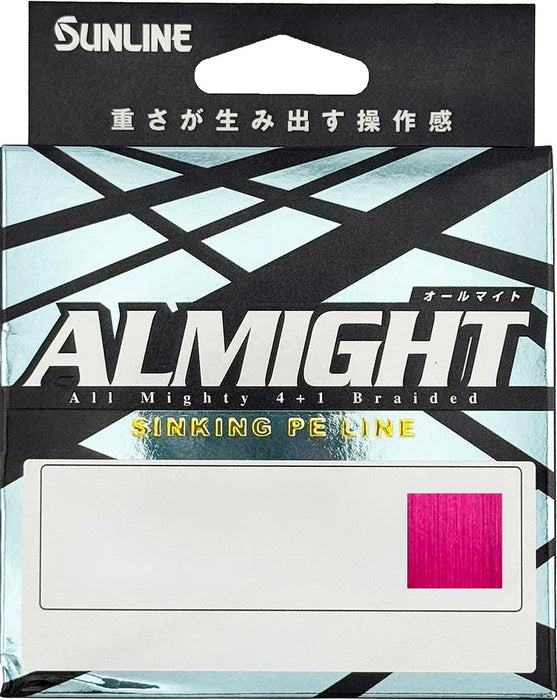 Sunline Almight Sinking Braid 22.5lb 165yds - Pink