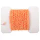 Wapsi Tinsel Chenille Medium - FL Orange/Pearl - Lucky Lure Tackle