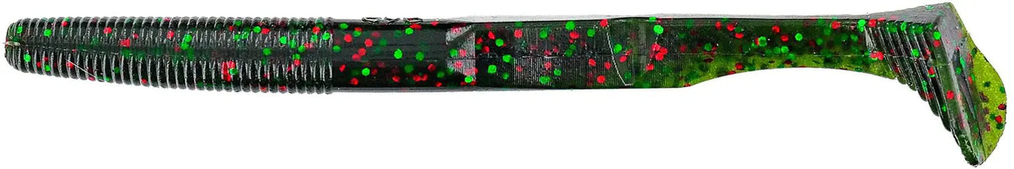 Gary Yamamoto 5" Swimsenko - Watermelon/Red & Green Flake 10pk - Lucky Lure Tackle