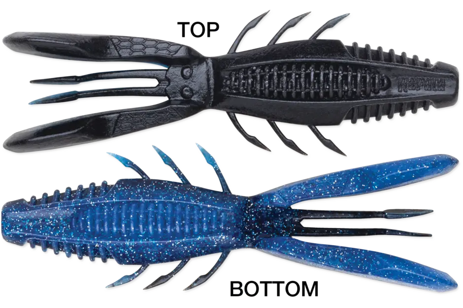 Rapala Crush City Bronco Bug 4" - Black N Blue 6pk - Lucky Lure Tackle
