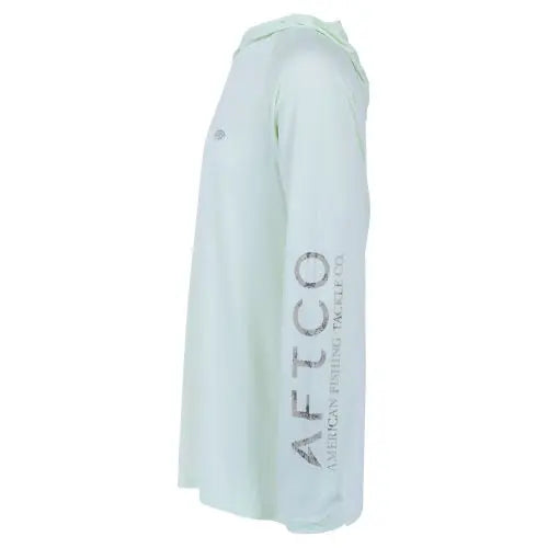 AFTCO Samurai 2 Hooded LS Shirt - Canary Green Heather XL - Lucky Lure Tackle