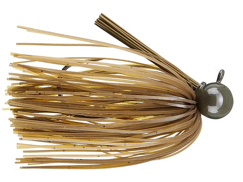 Hag's Tungsten Tsunami Football Jig - 1/2oz Green Pumpkin - Lucky Lure Tackle