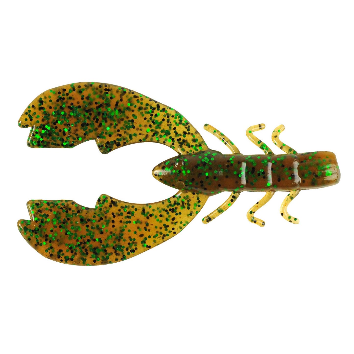 Berkley PB Chigger Craw 4'' Pumpkin Green Fleck 9pk