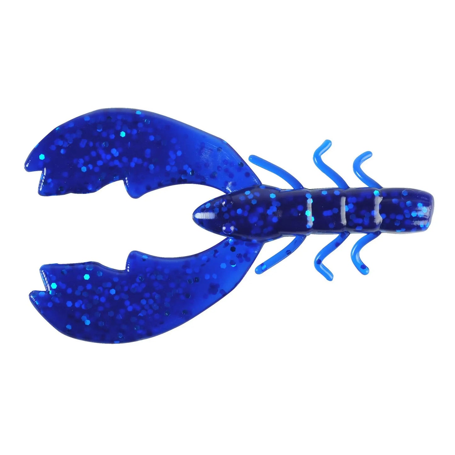 Berkley PB Chigger Craw 4'' Sapphire Blue 9pk - Lucky Lure Tackle