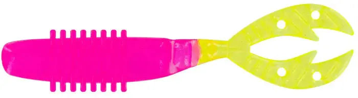 Big Bite 2.5" Kamikaze Swimon - Pink/Chartreuse Tail 8pk - Lucky Lure Tackle