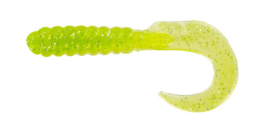 Big Bite Curl Tail Grub 4" - Snot Rocket 10pk