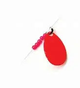 Little Joe Walleye Spinner Flo Red - Lucky Lure Tackle