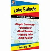 Lake Eufaula North Section Map Hot Spot