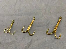 Meat Hunter Treble Hooks Barbless 12/0 12 Ct Meat Hunter