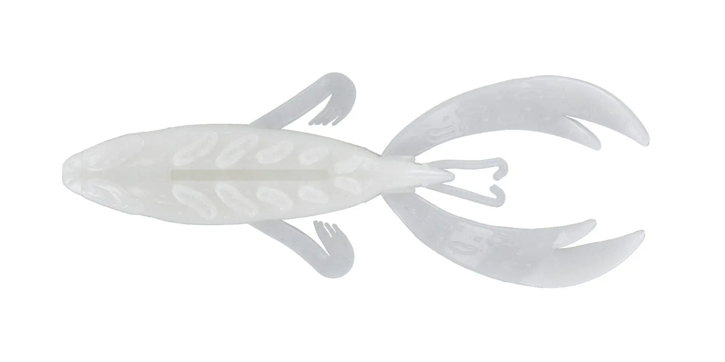 Big Bite 4" Rojas Fighting Frog - White 7pk - Lucky Lure Tackle