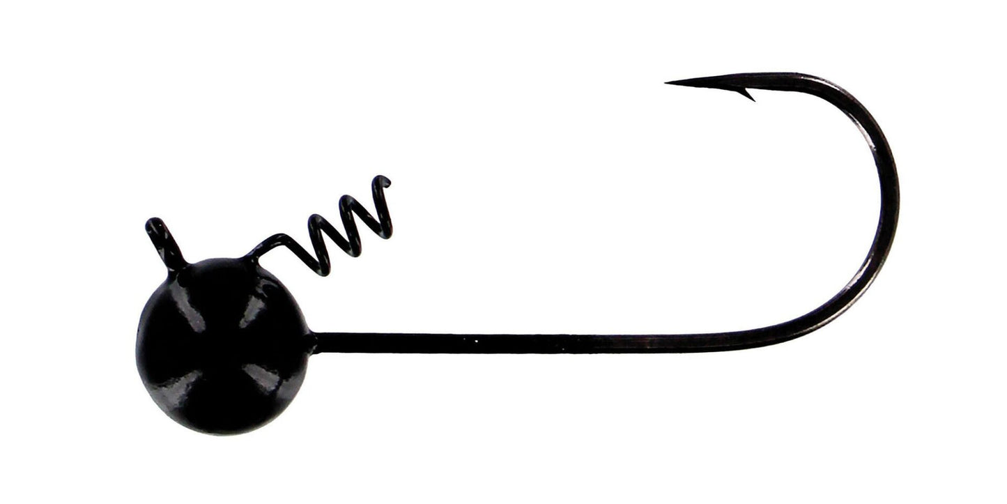 Big Bite Baits Fintwist 3/8oz - Black 4pk