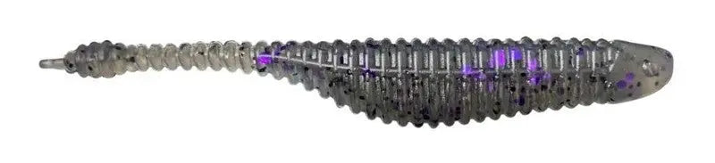 Great Lakes Finesse Drop Minnow 2.75" - Smoke Clear Purple Flk 8pk - Lucky Lure Tackle