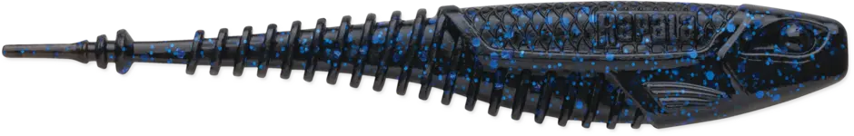 Rapala Crush City Freeloader - Black Blue Flake 6pk - Lucky Lure Tackle