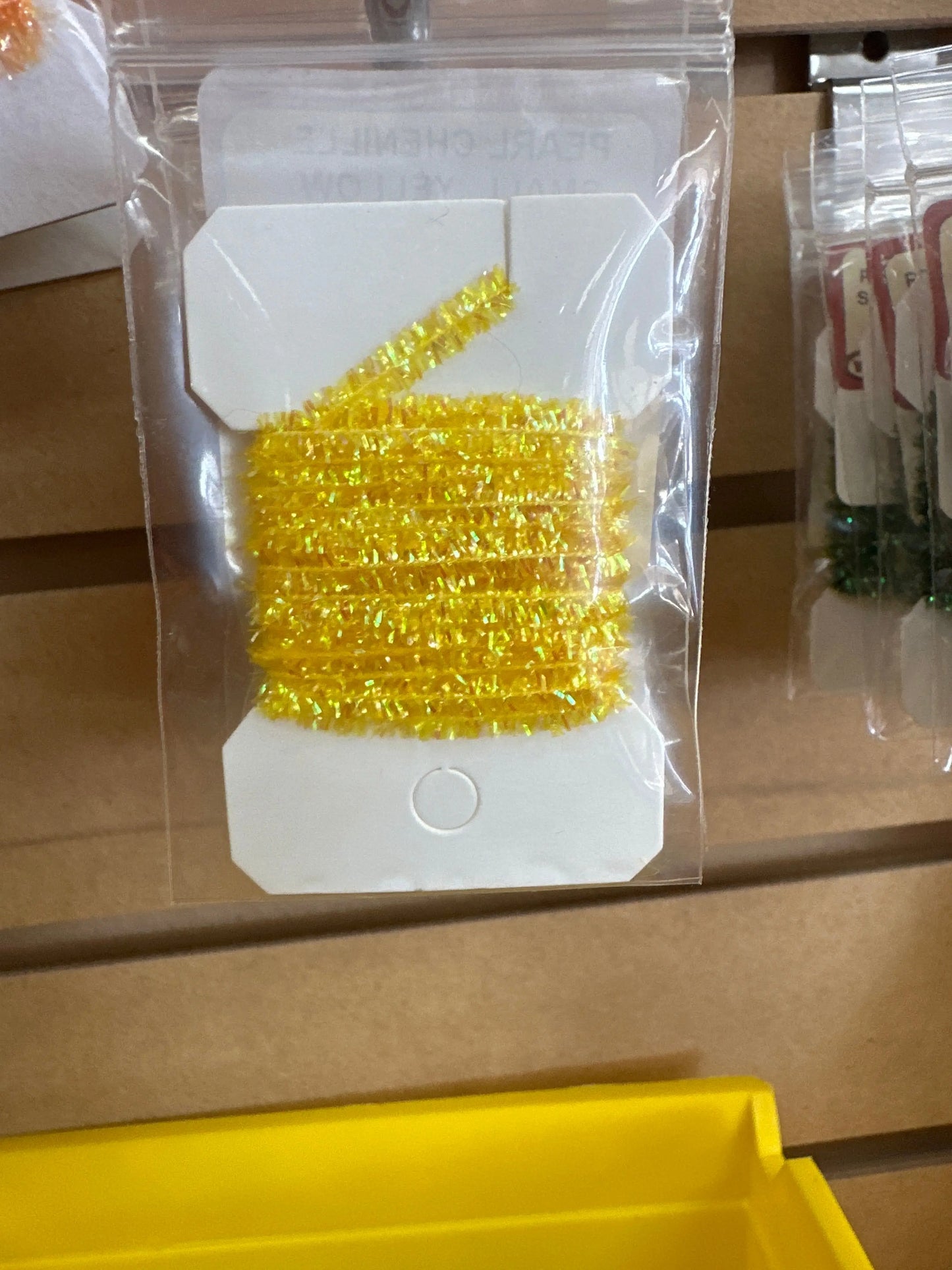 Wapsi Pearl Chenille Small - Yellow - Lucky Lure Tackle