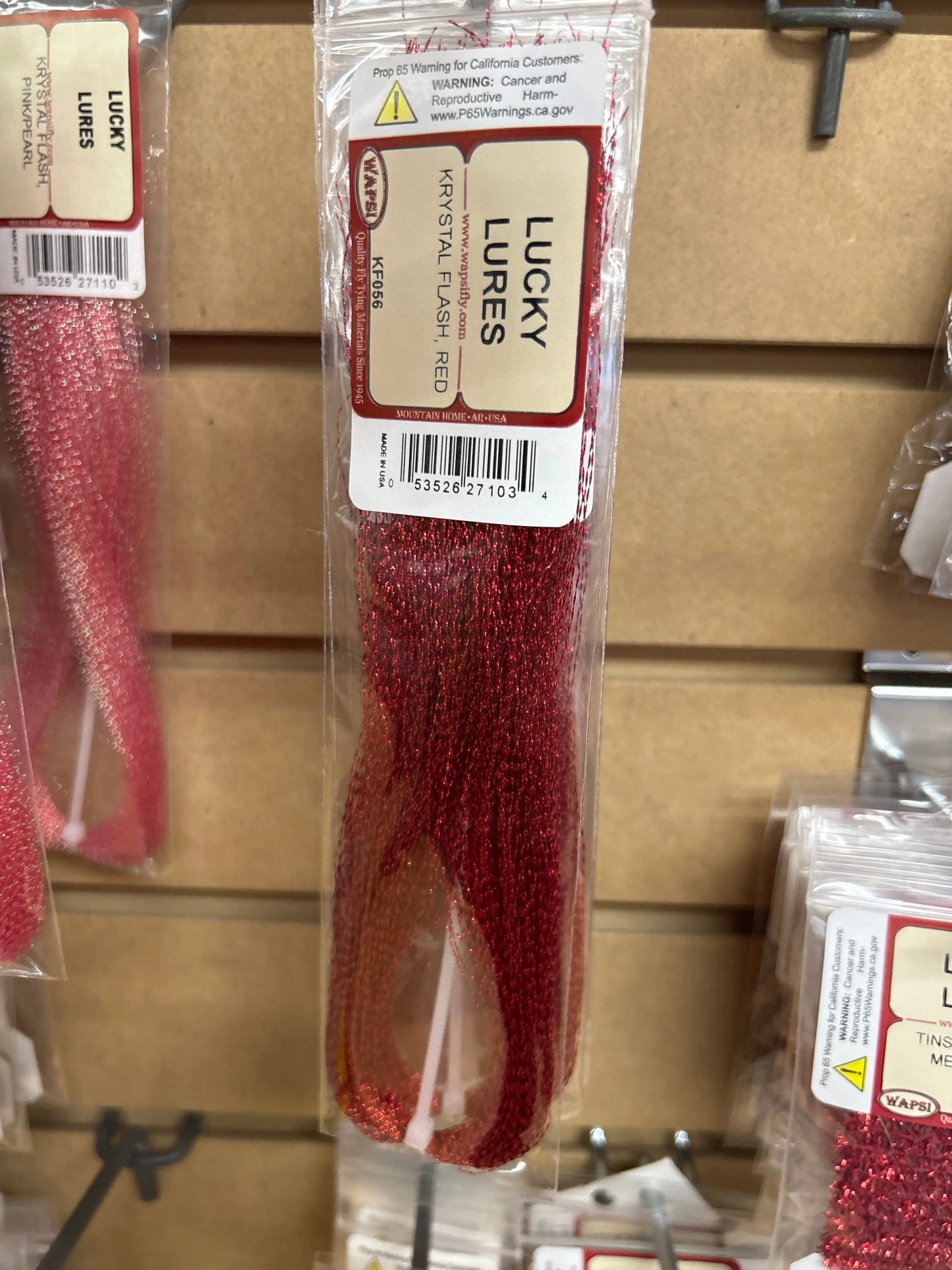 Wapsi Krystal Flash - Red - Lucky Lure Tackle