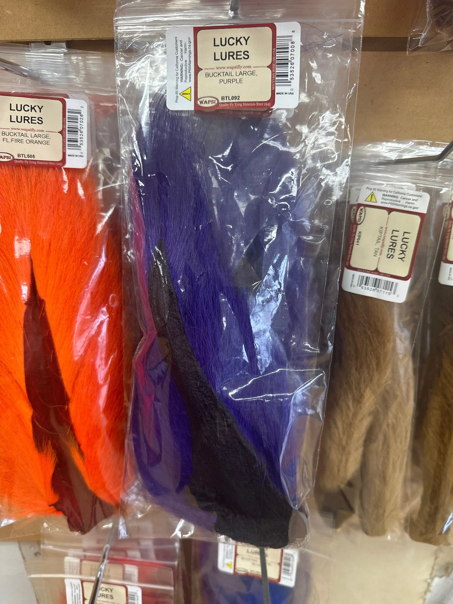 Wapsi Bucktail Large - Purple - Lucky Lure Tackle