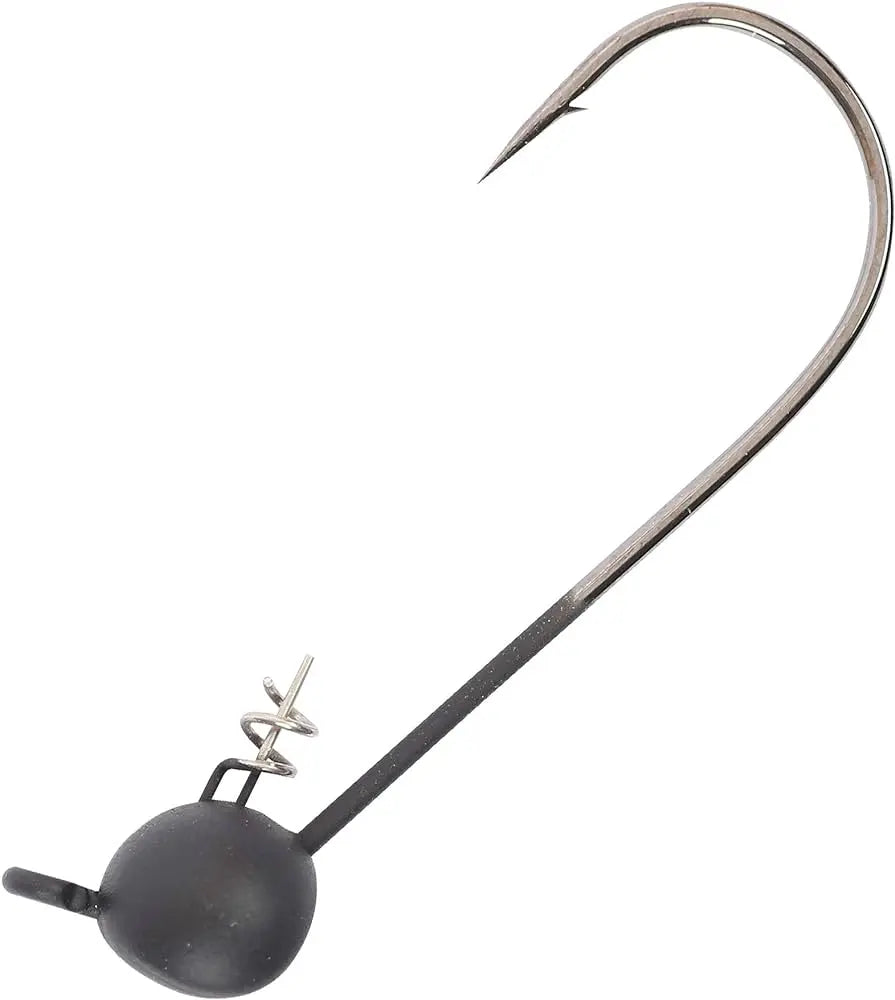 Owner Ultrahead Shaky Head Size 4/0 1/4oz black 4pk - Lucky Lure Tackle